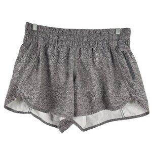 Lululemon Tracker Short V 4" Womens Size 10 Heather Gray Workout Running SS-2216